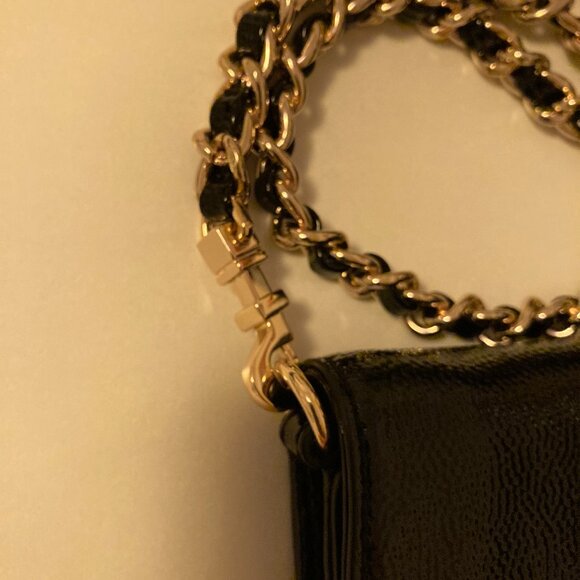 Tory Burch patent leather gold chain clutch or shoulder bag - Picture 16 of 16